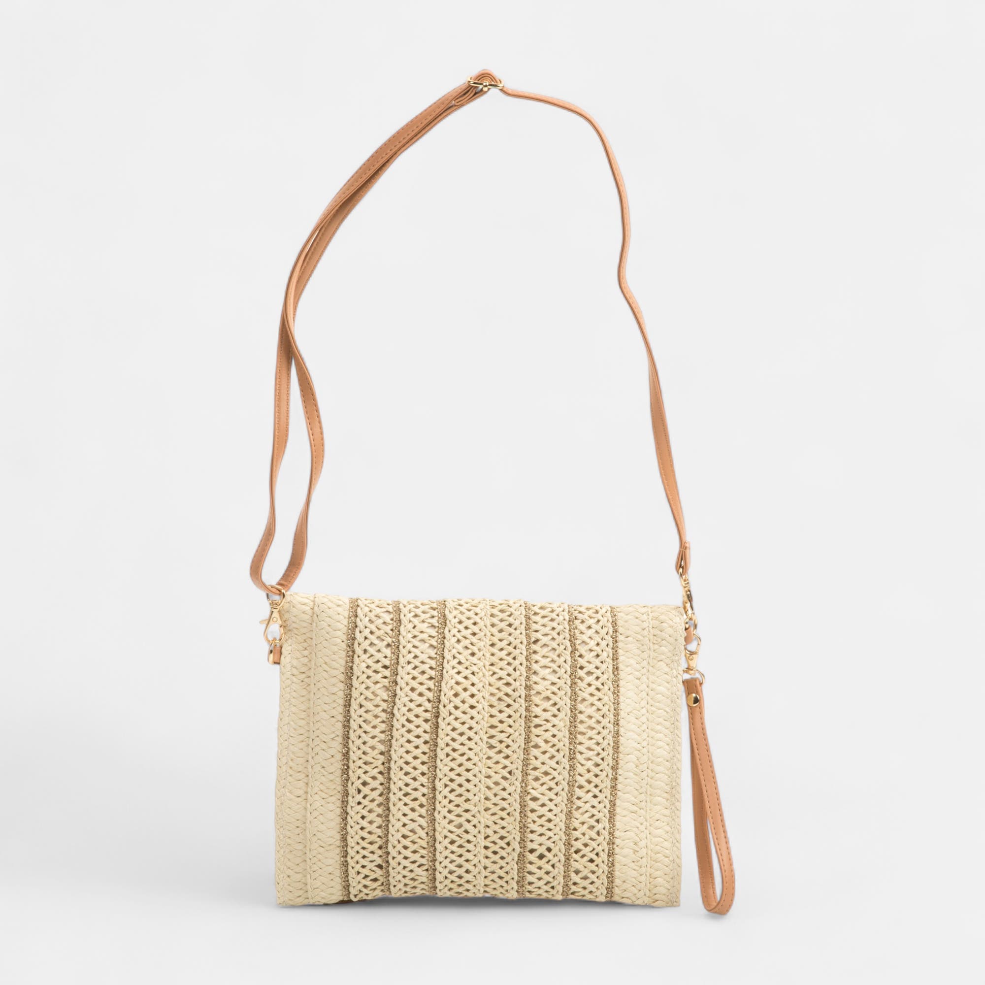 Sac bandoulière beige