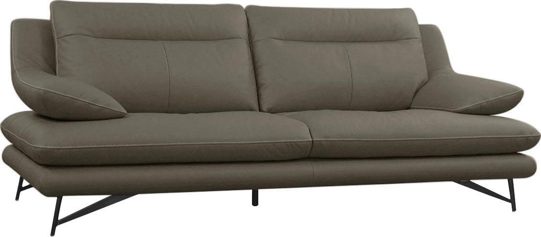 CALIA ITALIA 3-Sitzer »Cezanne, italienisches Design trifft erstklassigen Sitzkomfort, Leder« Edles Designsofa in besonders langlebigen & pflegeleichten Lederarten