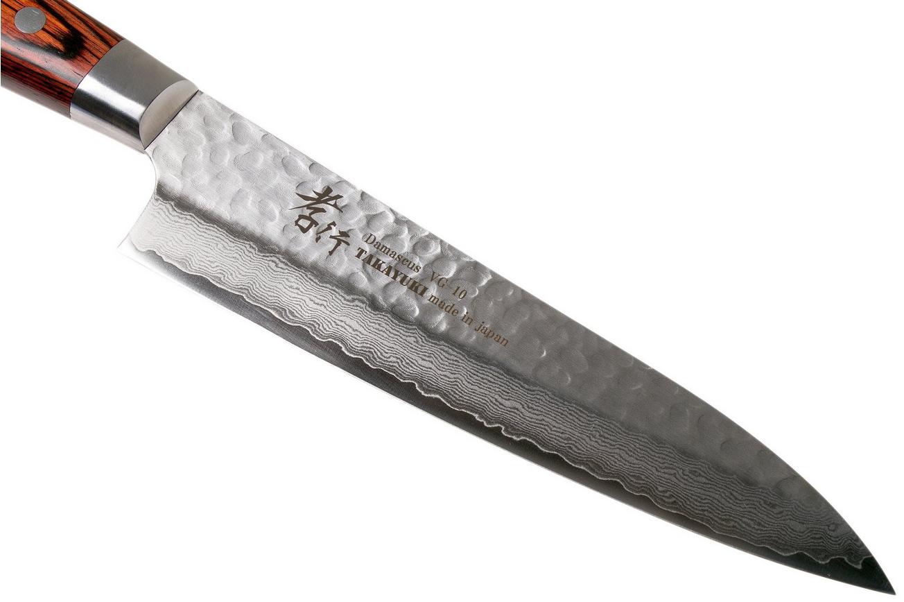 Sakai Takayuki 33-Layer Damascus koksmes 18 cm, mahoniehout