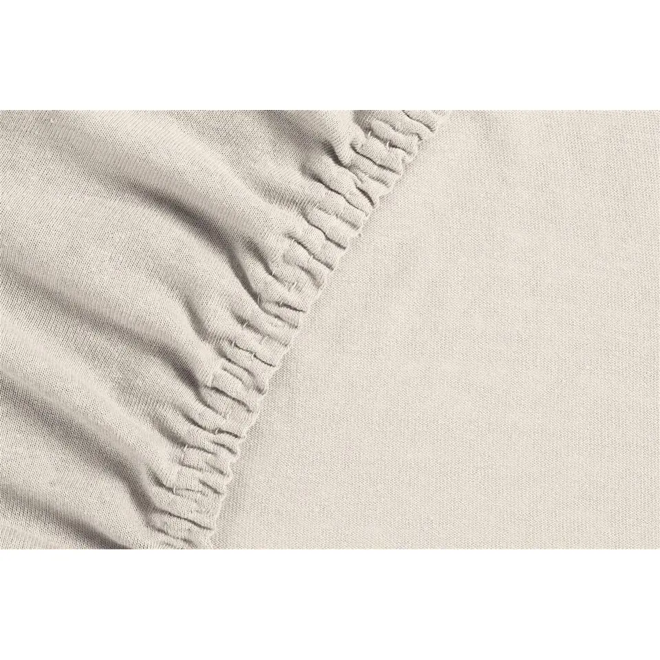 Ambiante Jersey - Hoeslaken - 160x200/210 - Zand