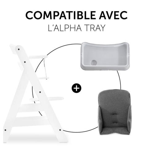Réducteur d'assise Alpha Cosy select - Gris - HAUCK