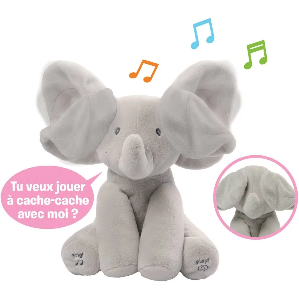 PELUCHE FLAPPY L'ELEPHANT 30 CM - GUND