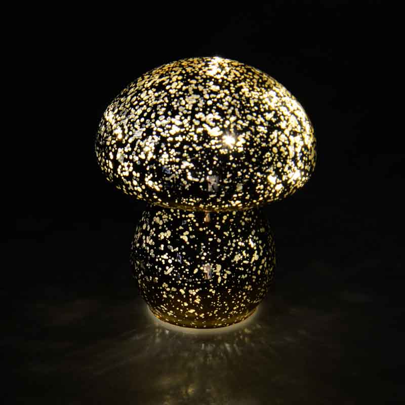 Champignon lumineux 'Secrets des Bois' argent