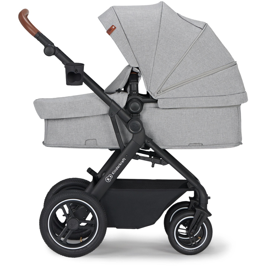 Kinderkraft Kinderwagen B Tour 3 in 1 Mink Pro Light Grey