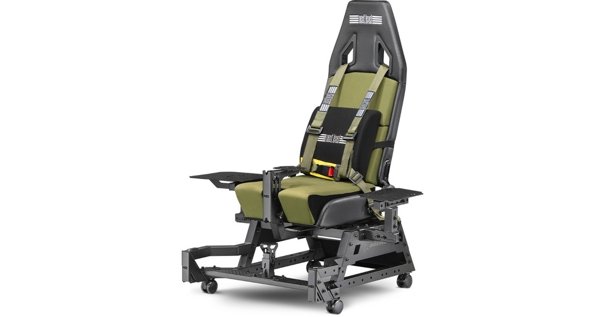 Next Level RacingFlight Seat Pro Boeing Military Edition racing simulator  (Zwart)