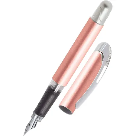 ONLINE Füller Feder M College metallic rose für Rechtshänder