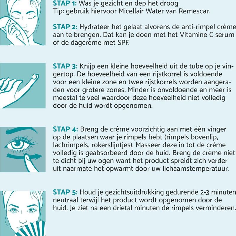 Remescar - Instant Rimpel Corrector - Oogcrème - 15ml - Anti Rimpel