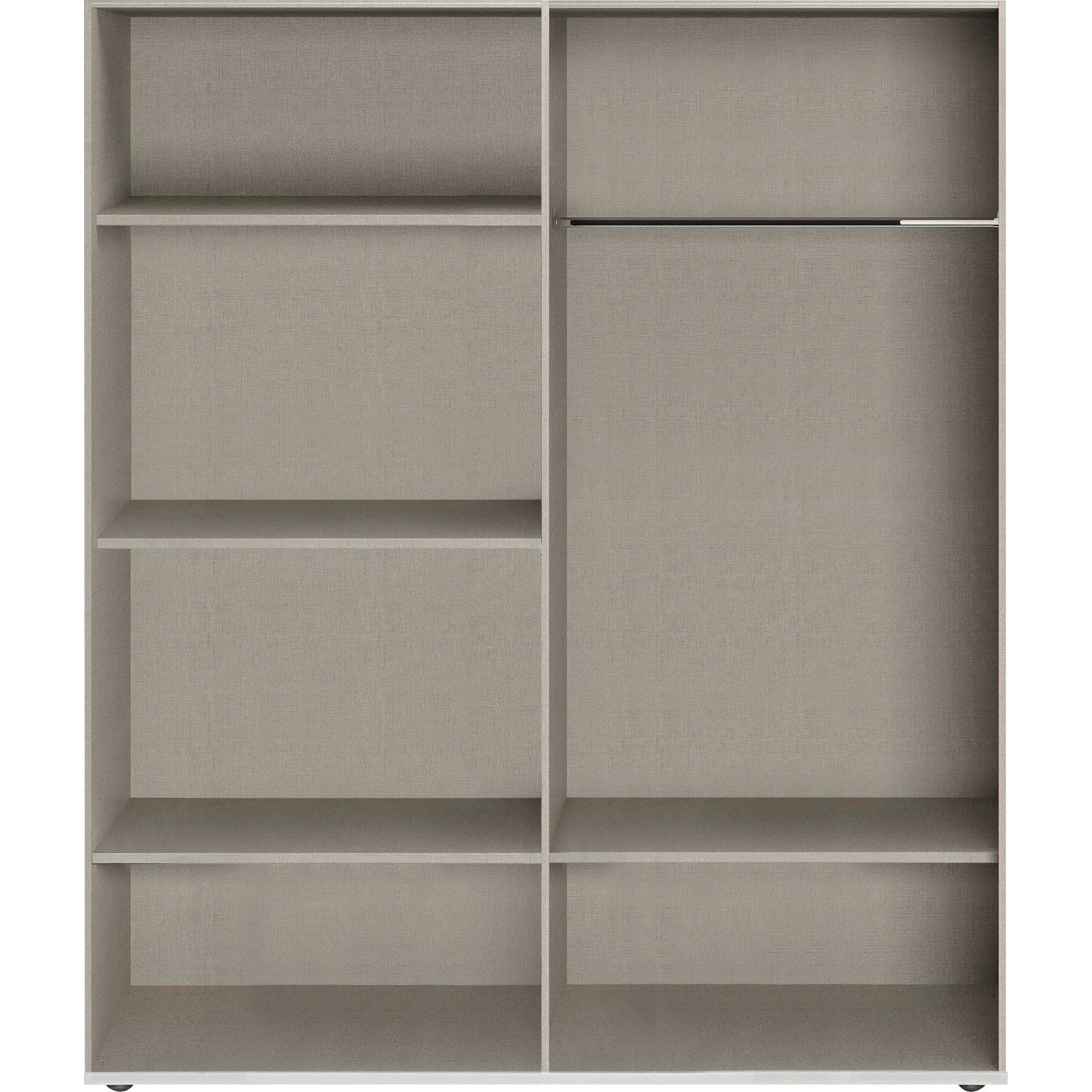 Drehtürenschrank Rasant Dekor weiss 168 x 188 x 52 cm