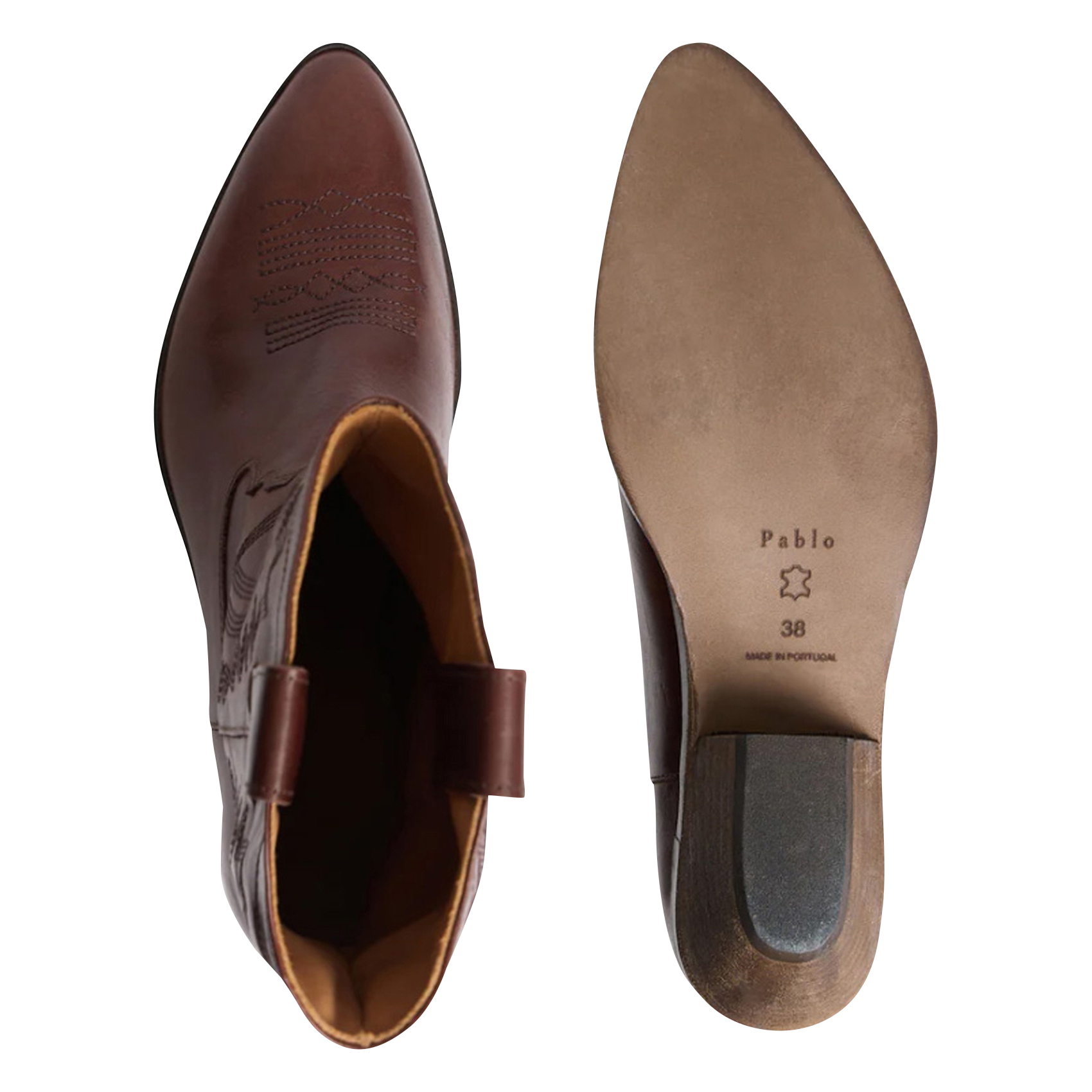 BILLY - Bottes en cuir | Marron