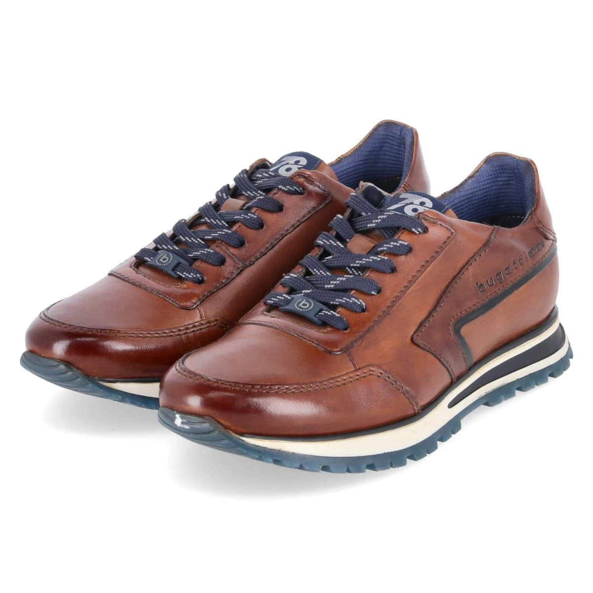 BugattiHalbschuhe - Cognac