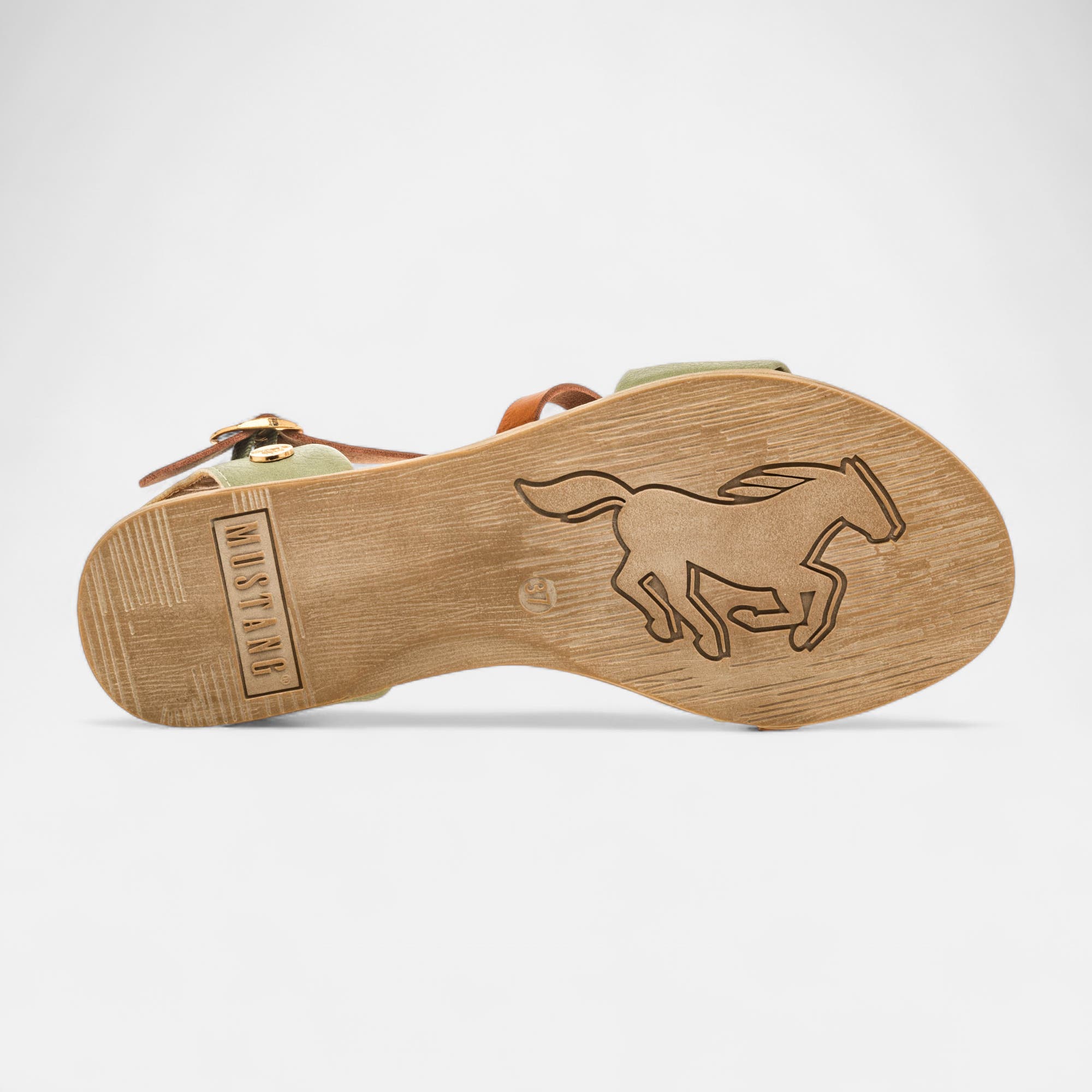 Nu-pieds Femme vert clair
