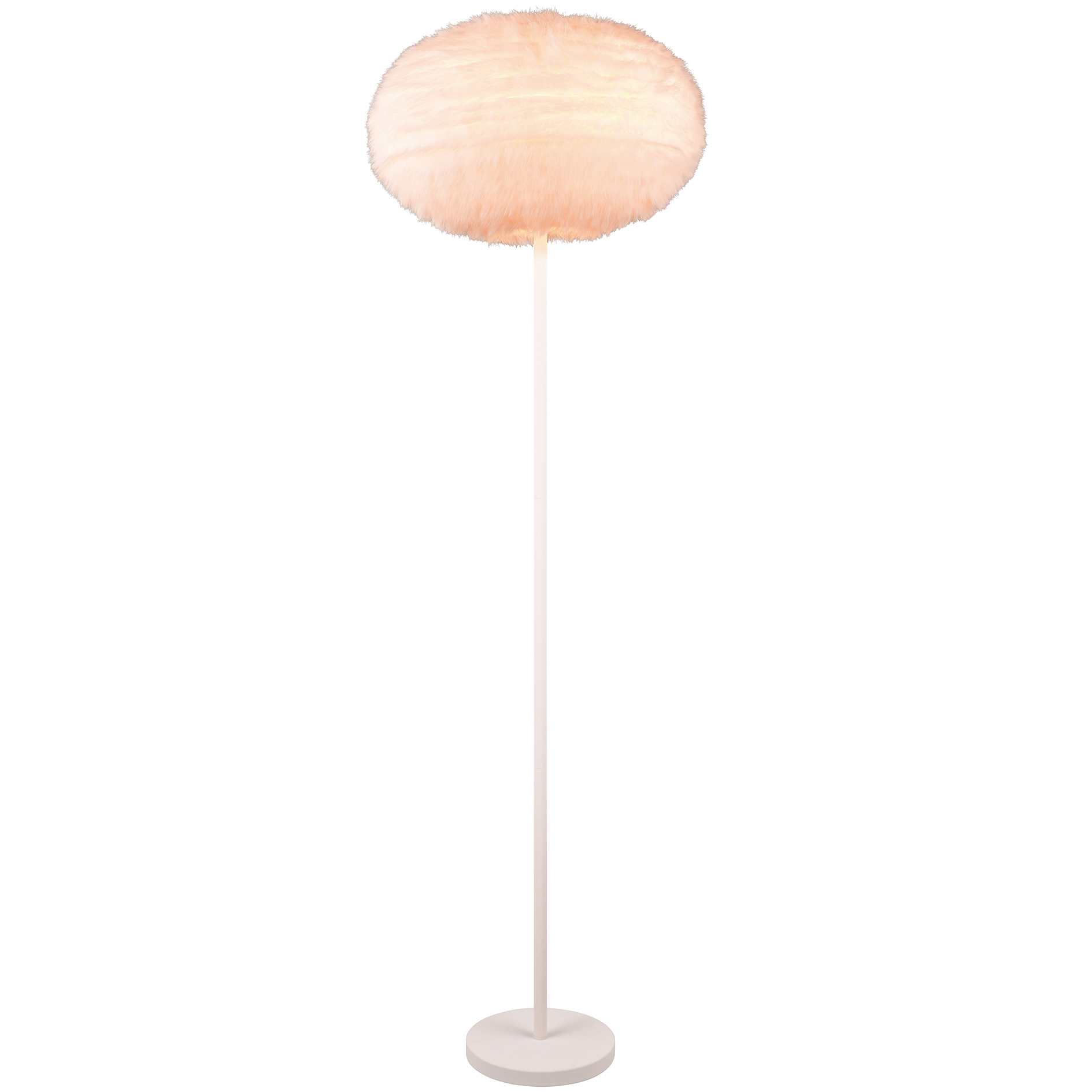 Stehleuchte - Plüsch sand - 154 cm