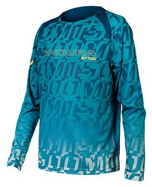 Maillot Manches Longues Endura MT500 LTD Myrtille Bleu