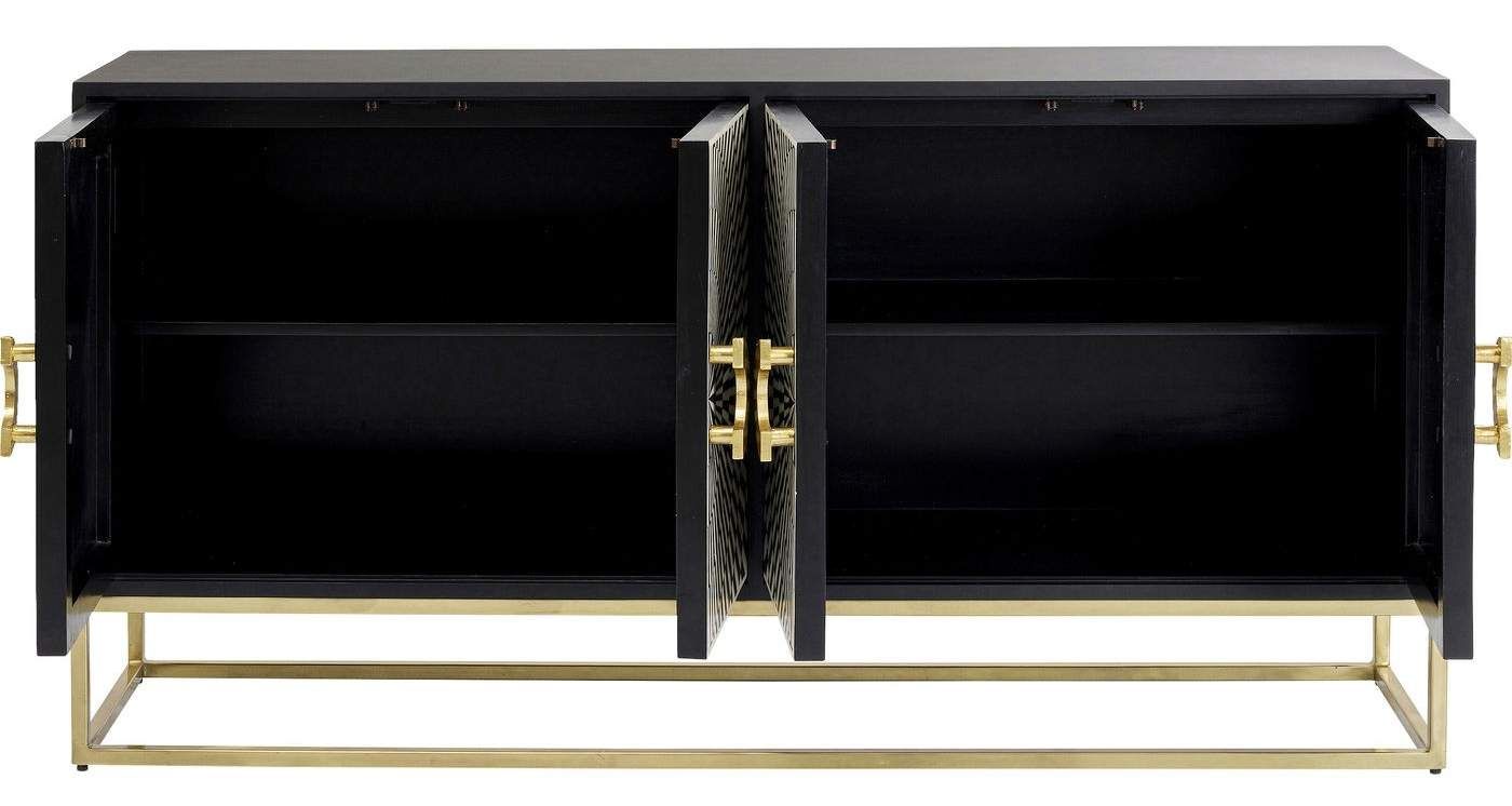 Kare Design Electro Dressoir - Zwart Mangohout