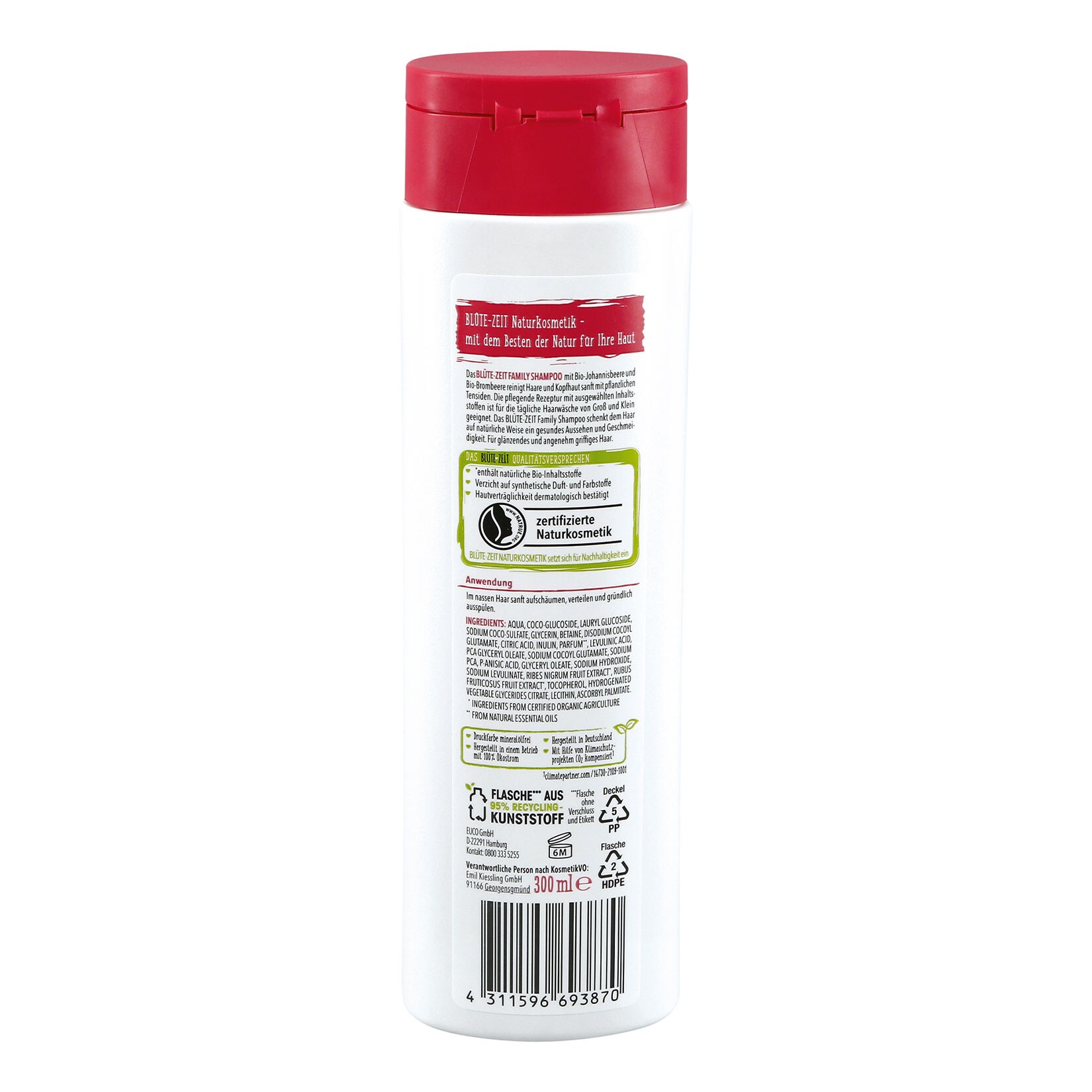 BLÜTE-ZEIT Shampoo Family 300 ml, 8er Pack