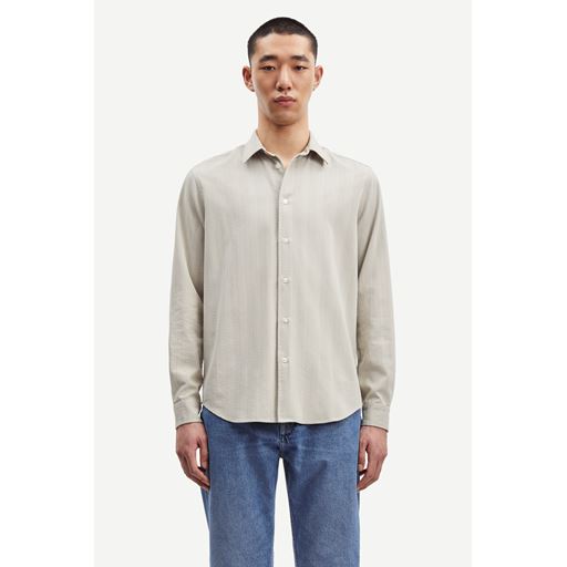 Samsøe Samsøe Liam FX Skjorte, Silver Lining, XL
