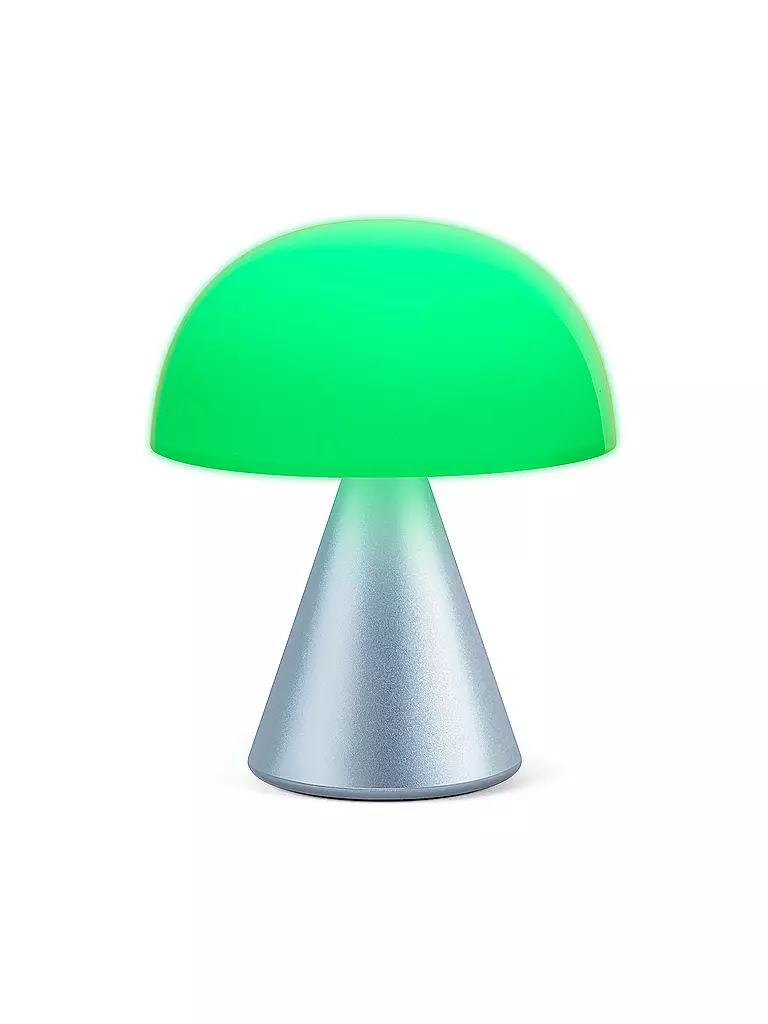 LEXON LED Lampe MINA M 11cm Light Blue hellblau