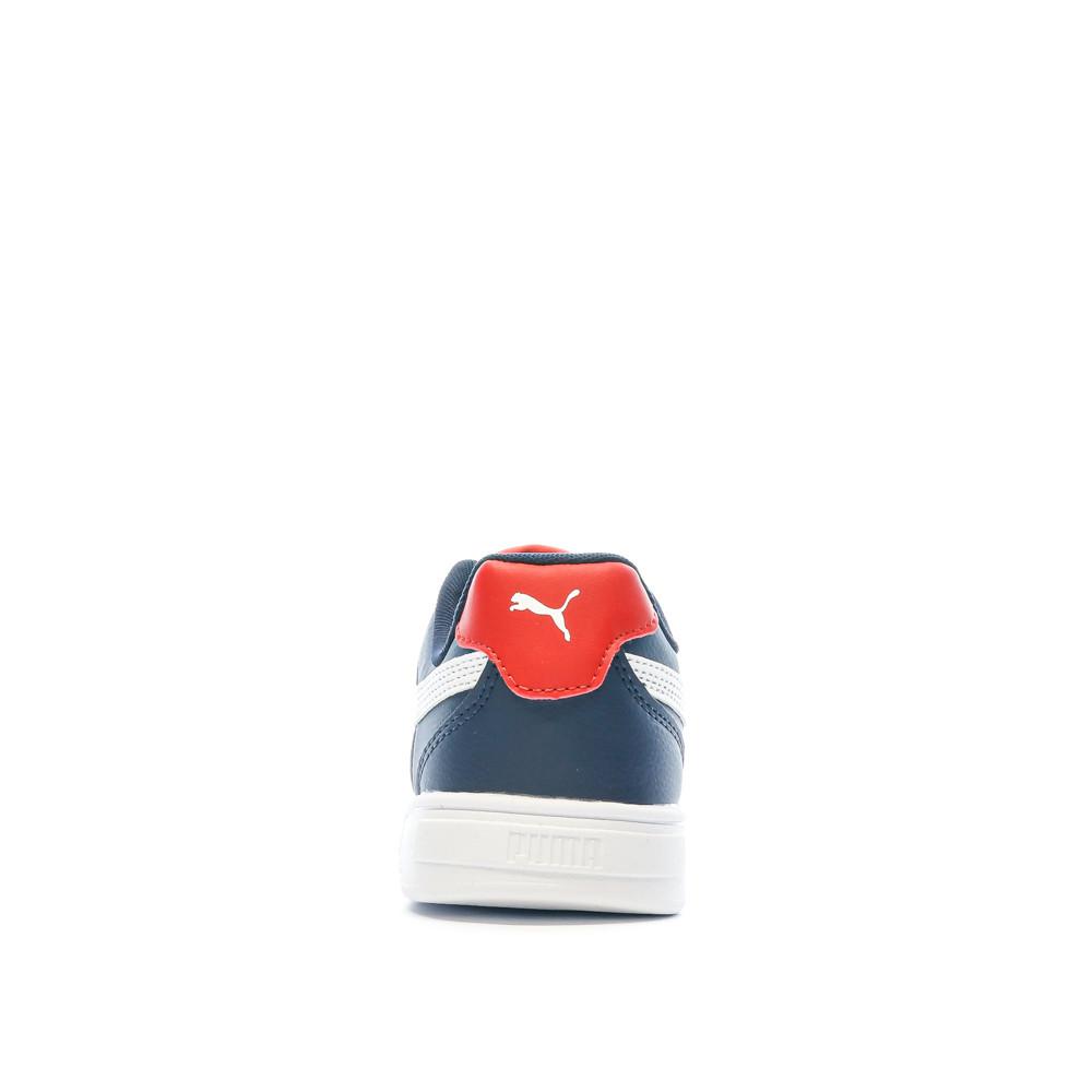Puma Baskets Marine/Blanc/Rouge Garçon Puma Caven