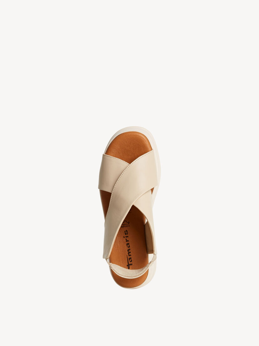 Leren Sandaaltje - beige