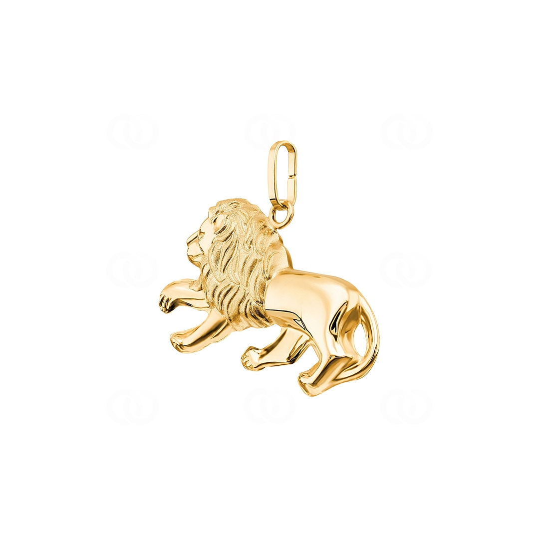 Anhänger 750/18 K Gelbgold Löwe