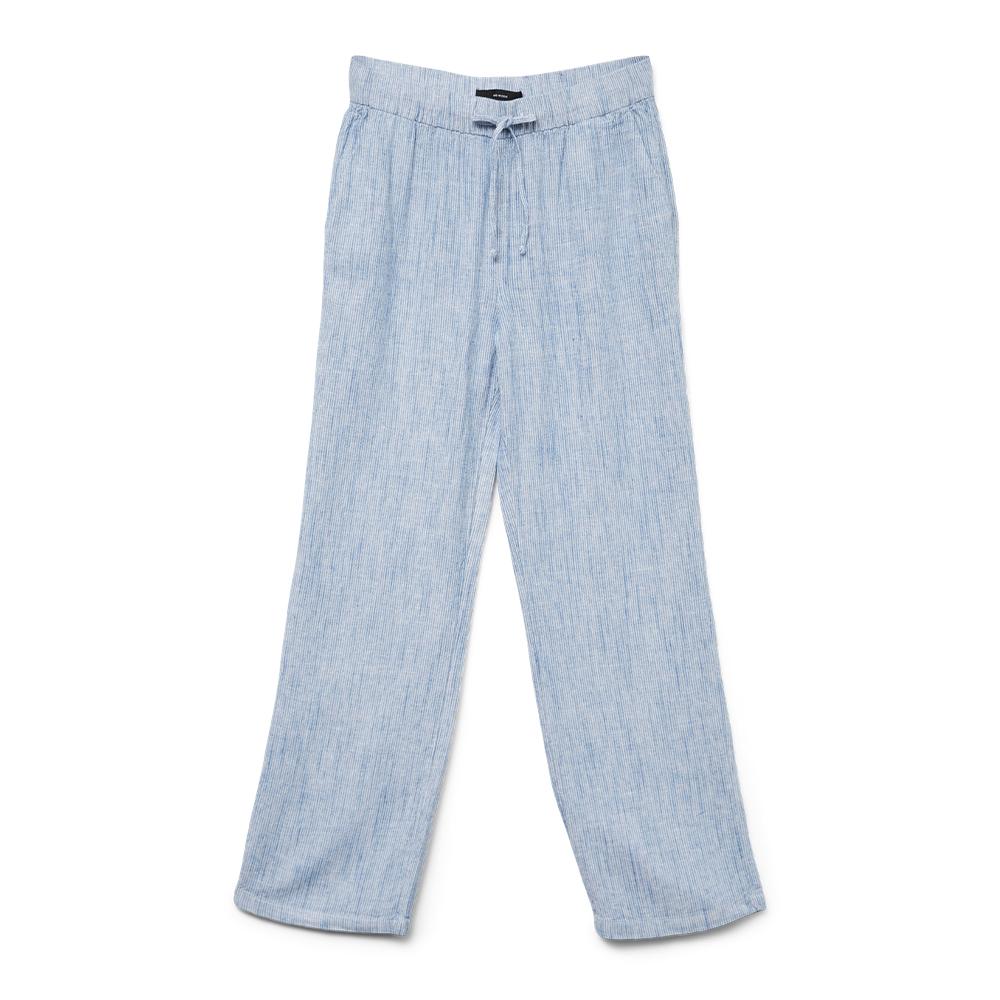 Vero Moda Pantalon Toile Bleu/Blanc Femme Vero Moda Line