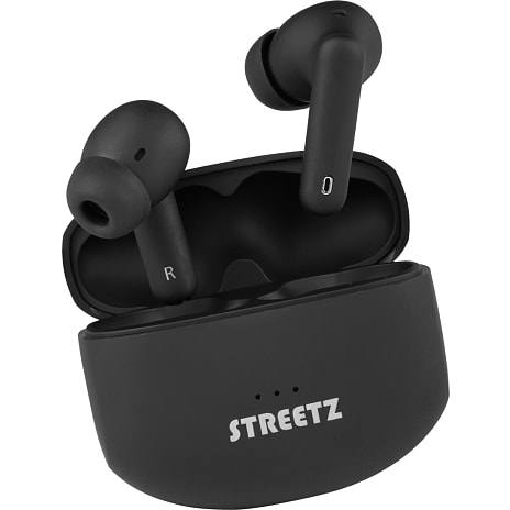 Streetz t500 tws in-ear høretelefoner - matte sort