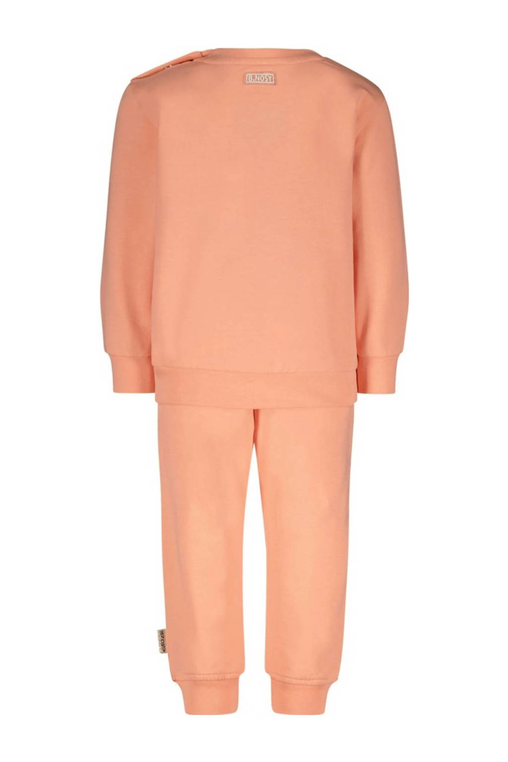 B.Nosy sweater + joggingbroek met bloemen perzik