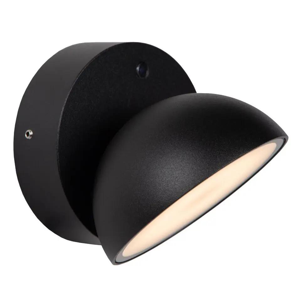 Lucide FINN Wandlamp - Zwart