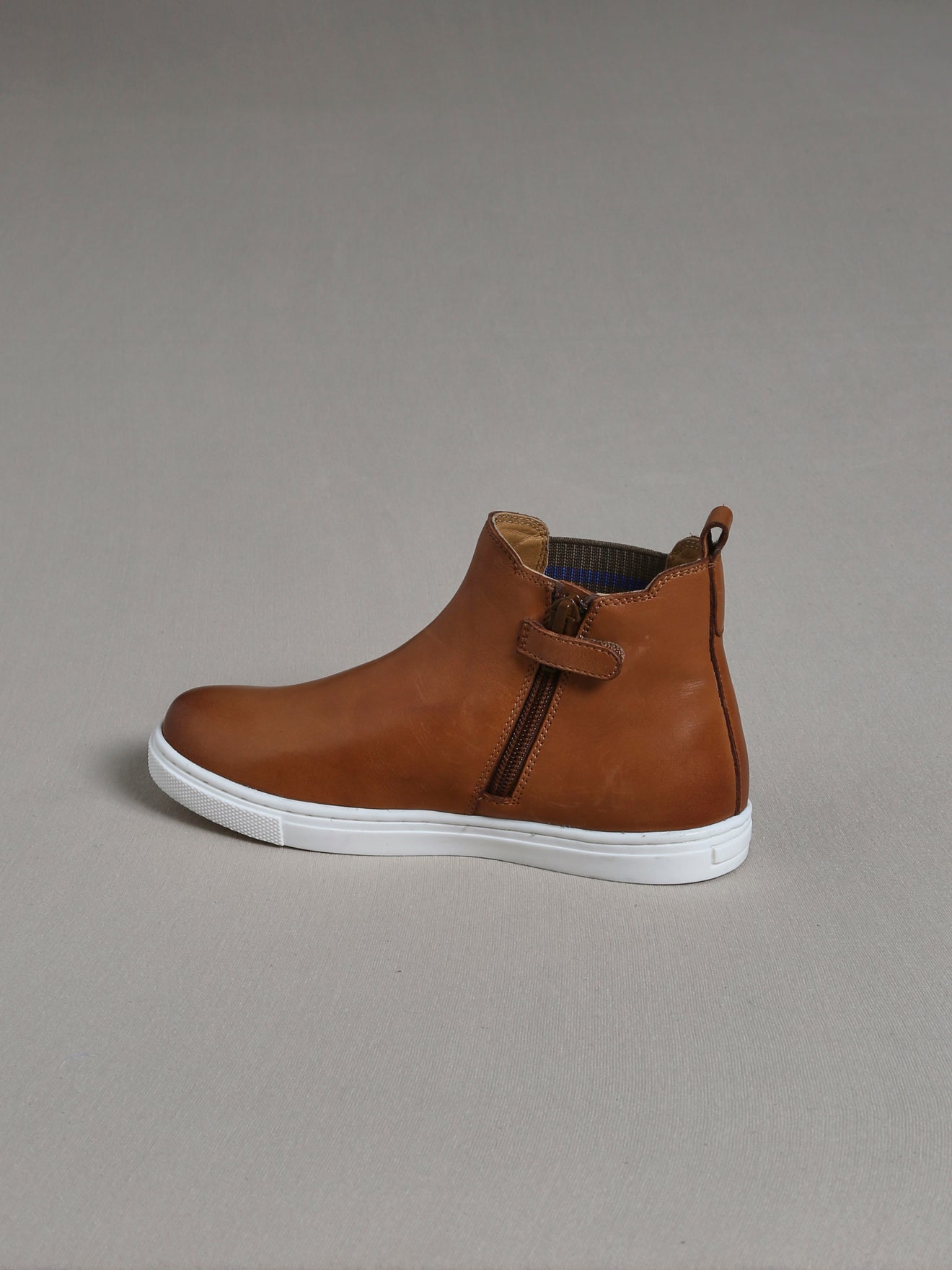 Boots chelsea garçon en cuir