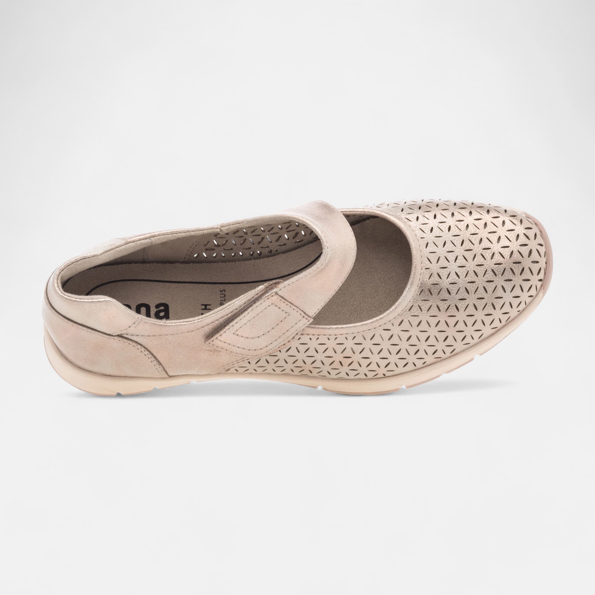 Ballerines Femme or