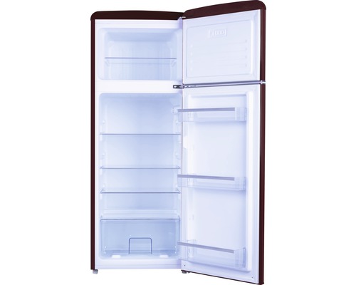 Amica KGC 15631 R koel-vriescombinatie, afmetingen (B x H x D): 55 x 144 x 61,5 cm, koelgedeelte: 162 l, vriesgedeelte: 44 l