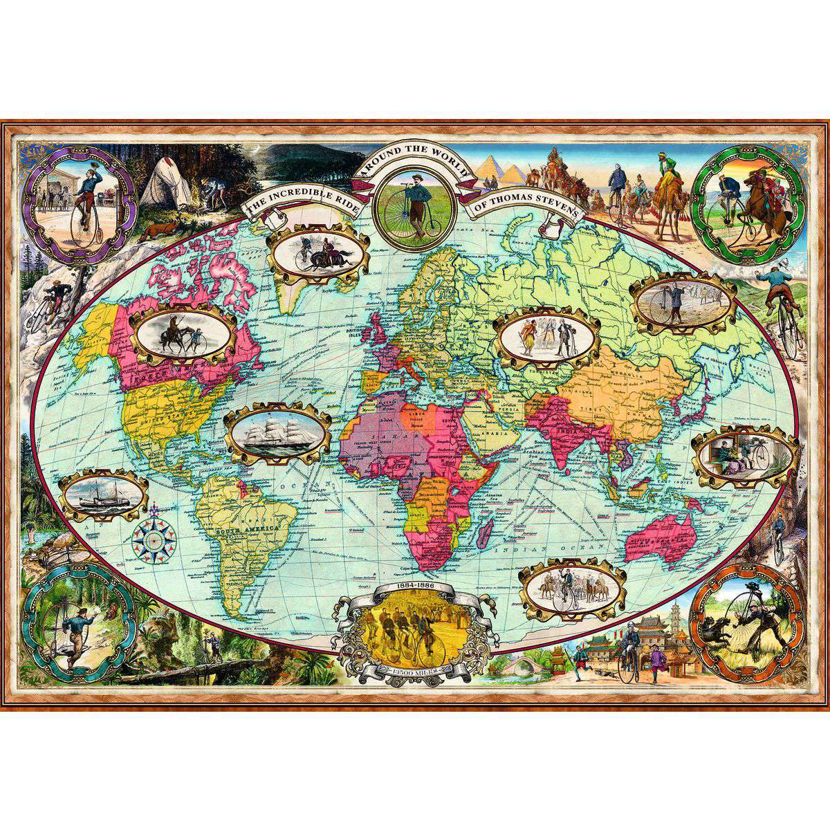 Ravensburger Spiel Mit Fahrrad um die Welt
