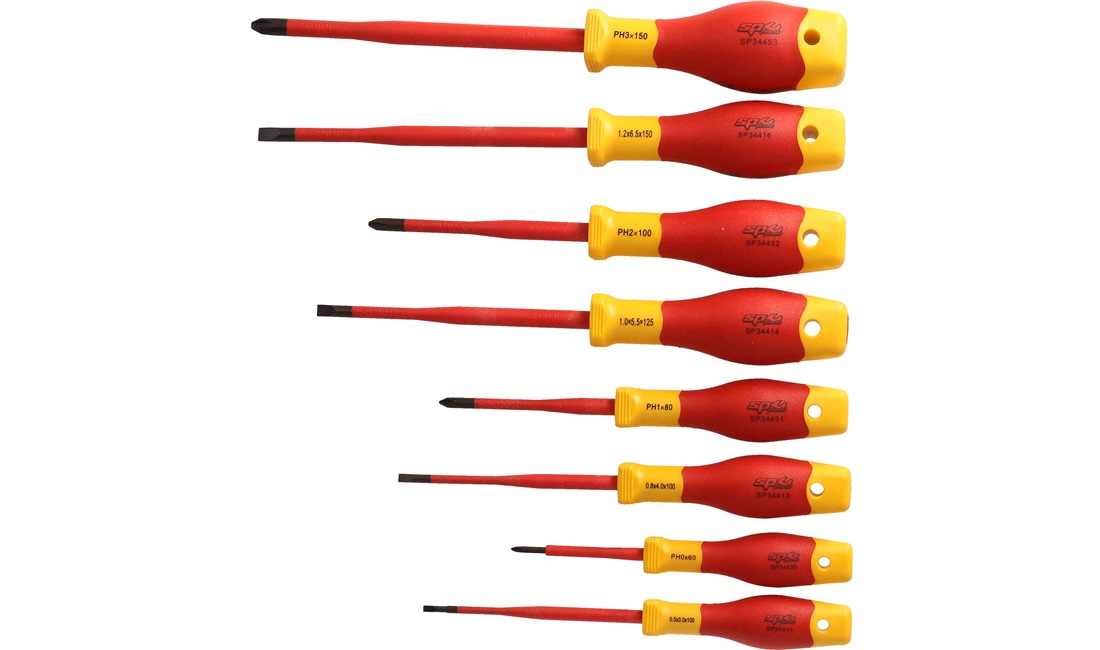 Skruetrækkersæt VDE 8 dele - SP Tools