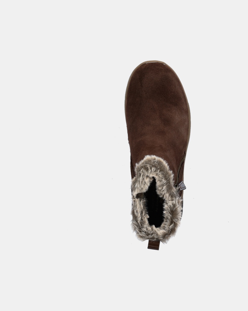 Skechers Easy Going High Zip Gevoerde boots  - bruin
