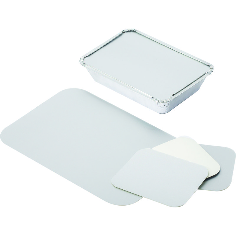 Couvercle carton pour plat et barquette à bord vertical