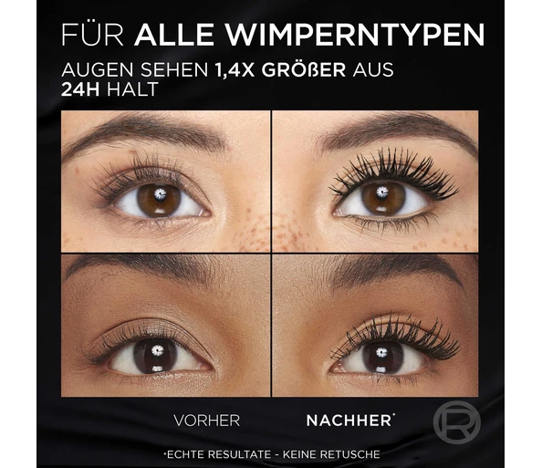 L'ORÉAL PARIS Volume Million Lashes Panorama Mascaraall night black