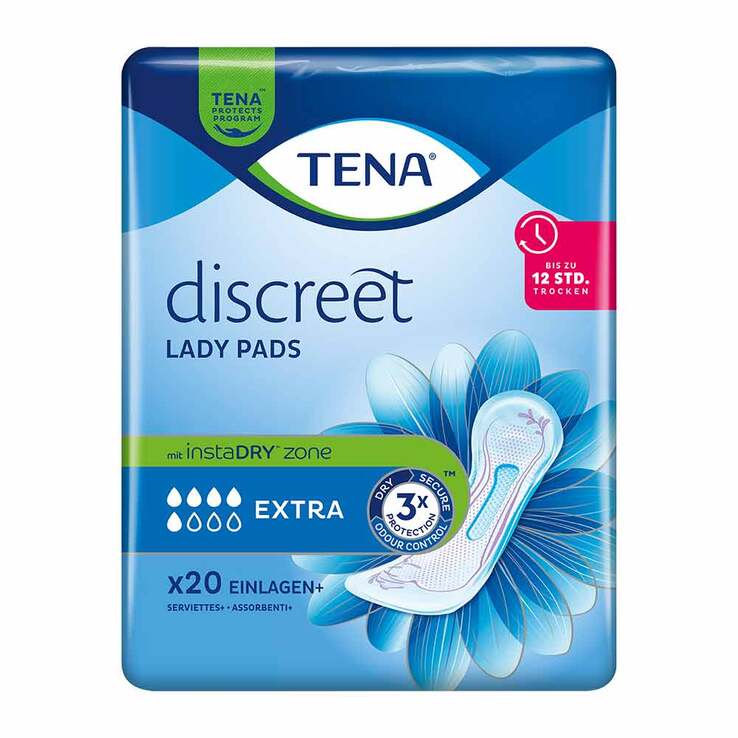 TENA® discreet Lady Pads Extra bei Inkontinenz, 20 St
