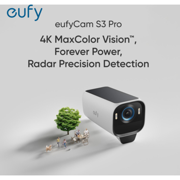 EufyCam S3 Pro Duo Pack Draadloze beveiligingscamera's 4K met Homebase 3