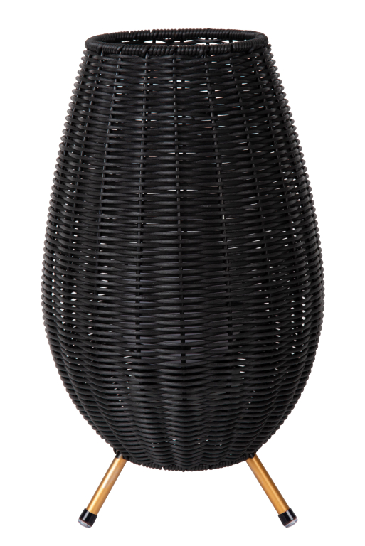 Lucide Colin tafellamp LED oplaadbaar buiten IP44 small zwart