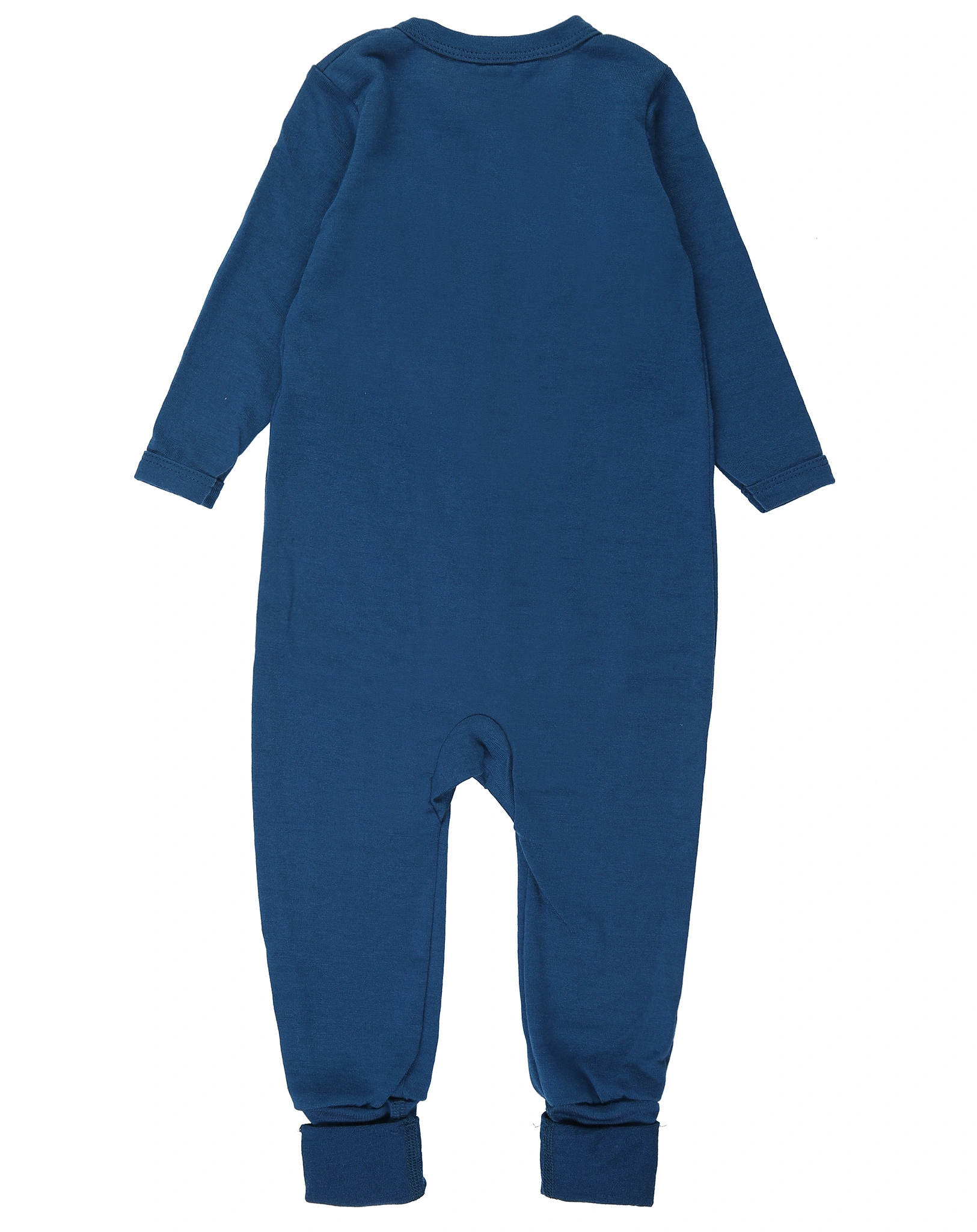 Strampler 4041 SINGLE WOOL mit Fuß in dark blue