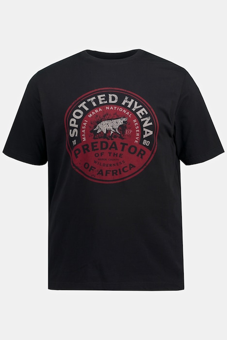 T-Shirt, Halbarm, Spotted Hyena Print