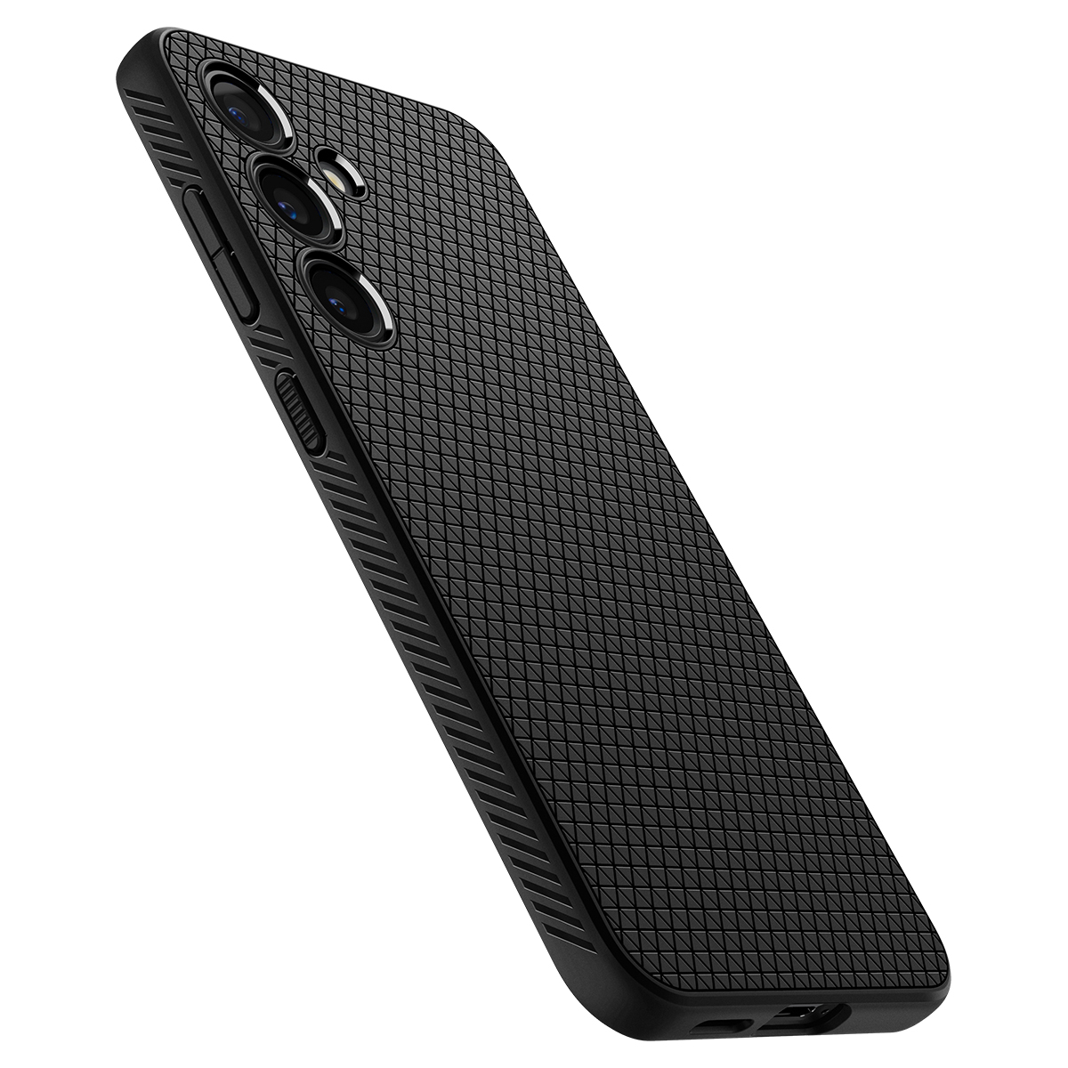 Samsung Galaxy S24  Plus Liquid Air Case Gummi Hülle (ACS07327) - Schwarz (Matt)