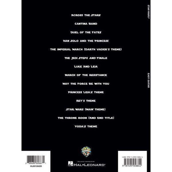 Hal Leonard Star Wars: Easy Guitar