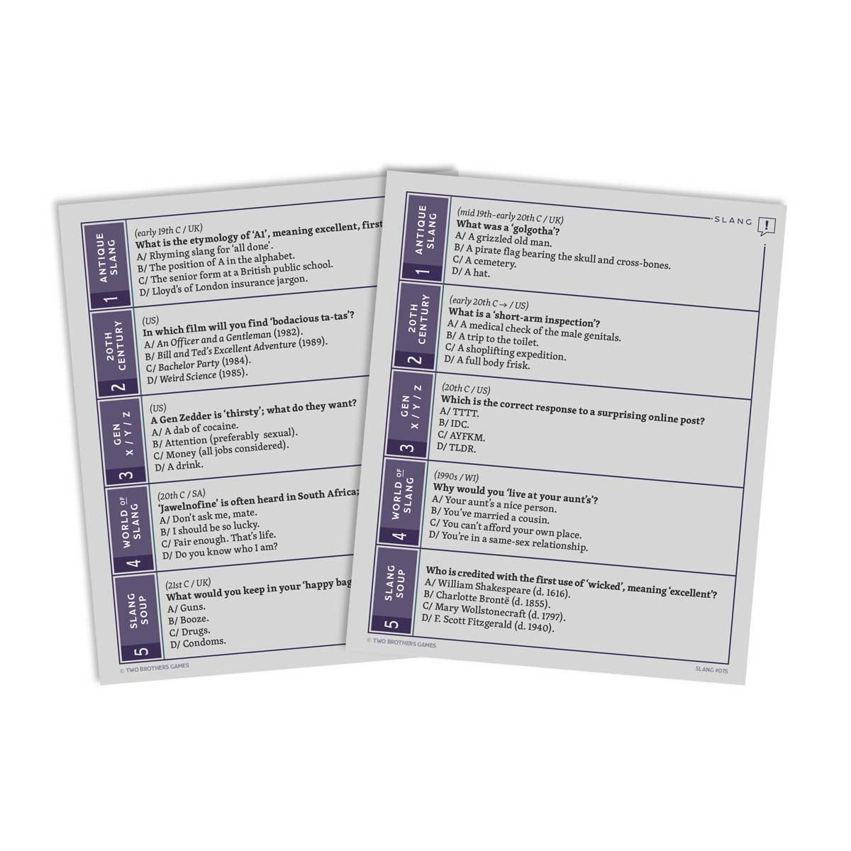 League Of The Lexicon Slang Expansion Pack