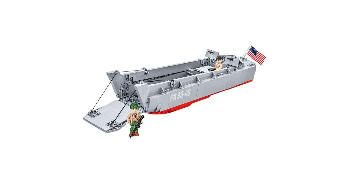 COBIWorld War II - LCVP Higgins Boat Constructiespeelgoed