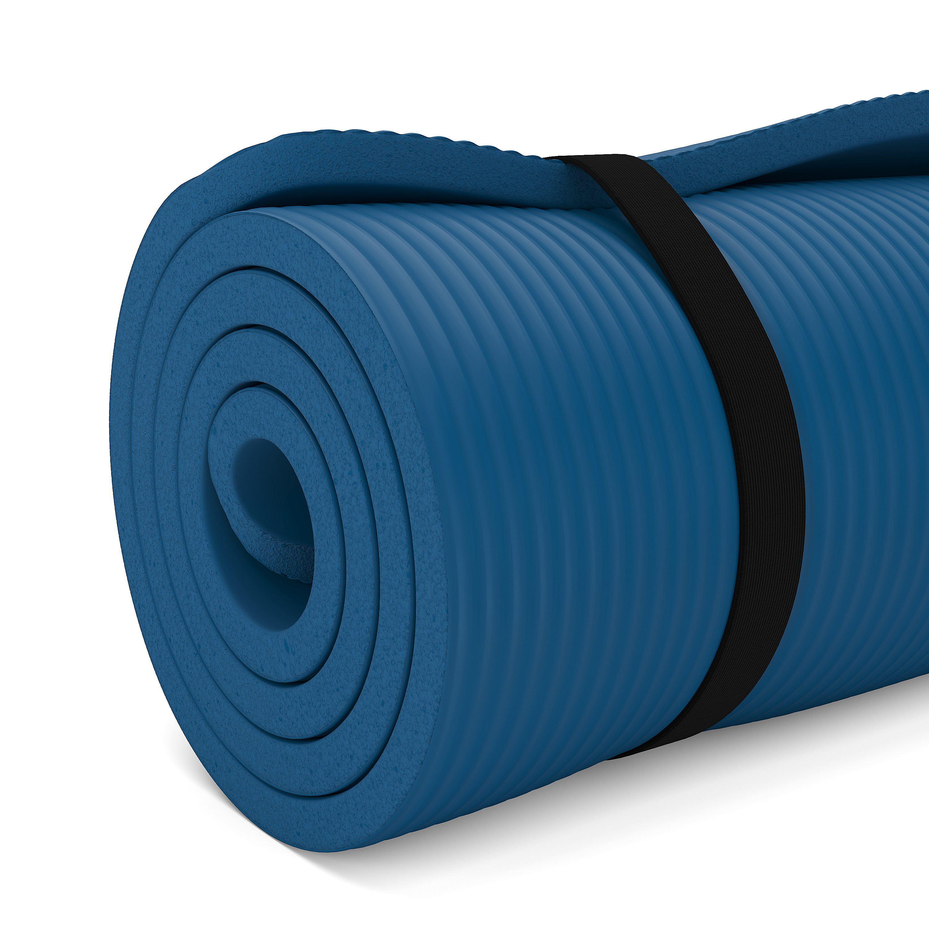 Fitnessmatte blau 190 x 60 x 1.5 cm