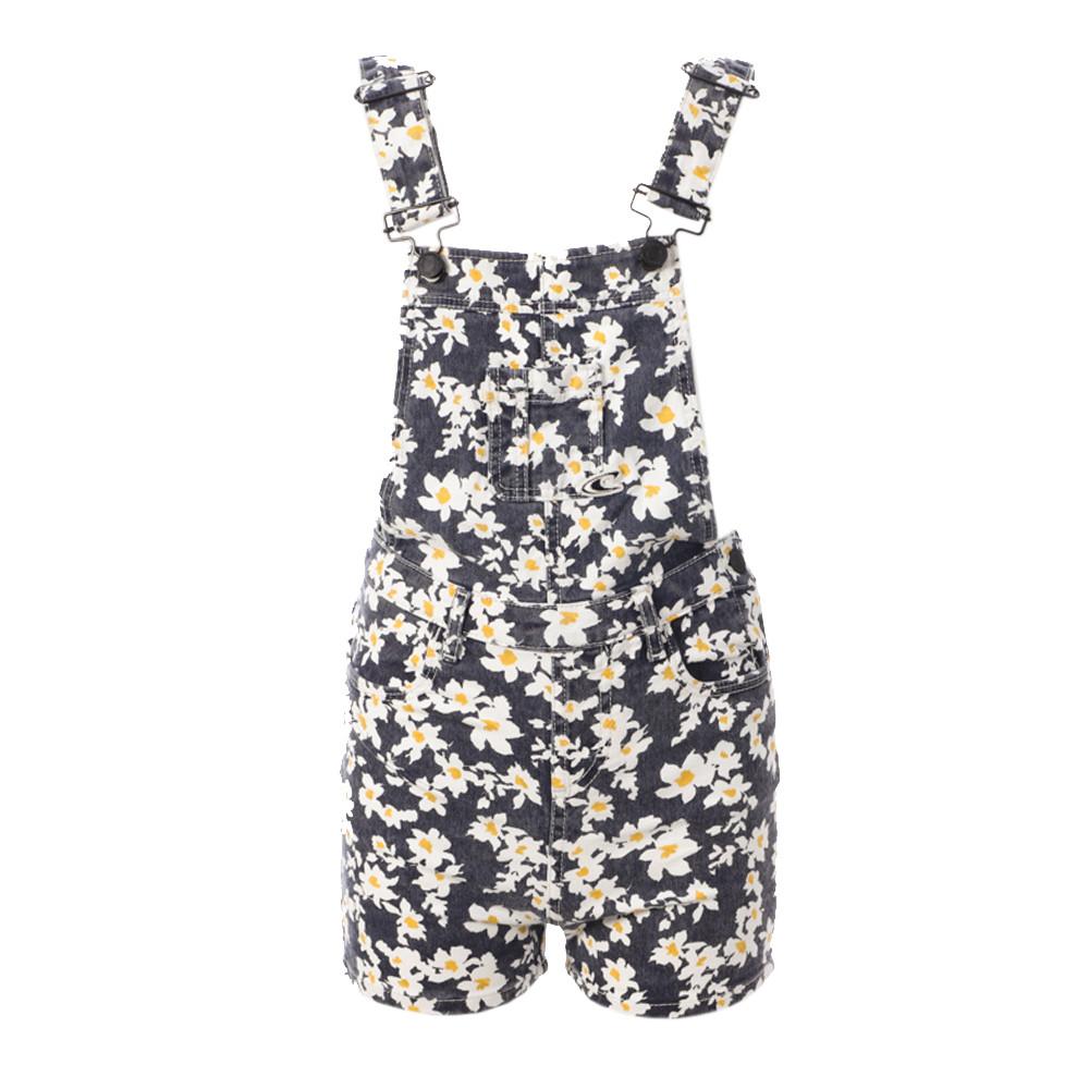 O'Neill Salopette Noire/Blanche Fille O'Neill Print Dungaree