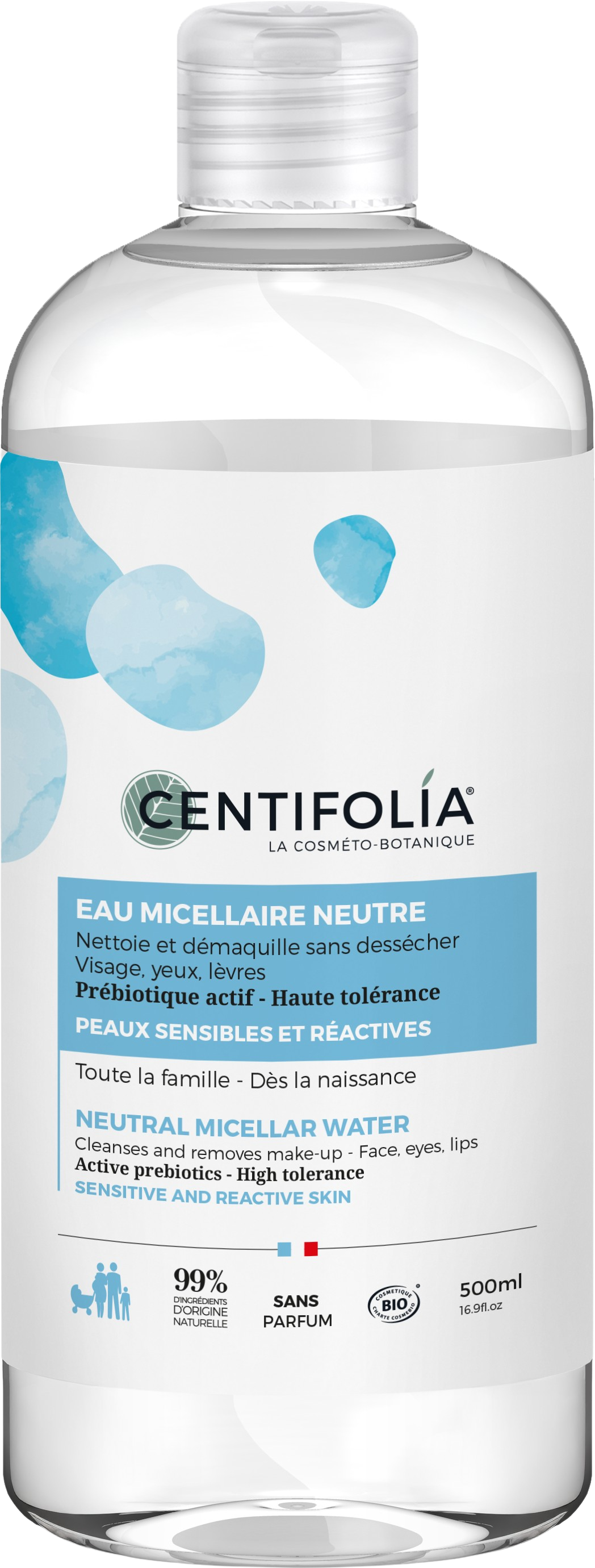 CENTIFOLIA  Neutral Micellar Water, 500 ml