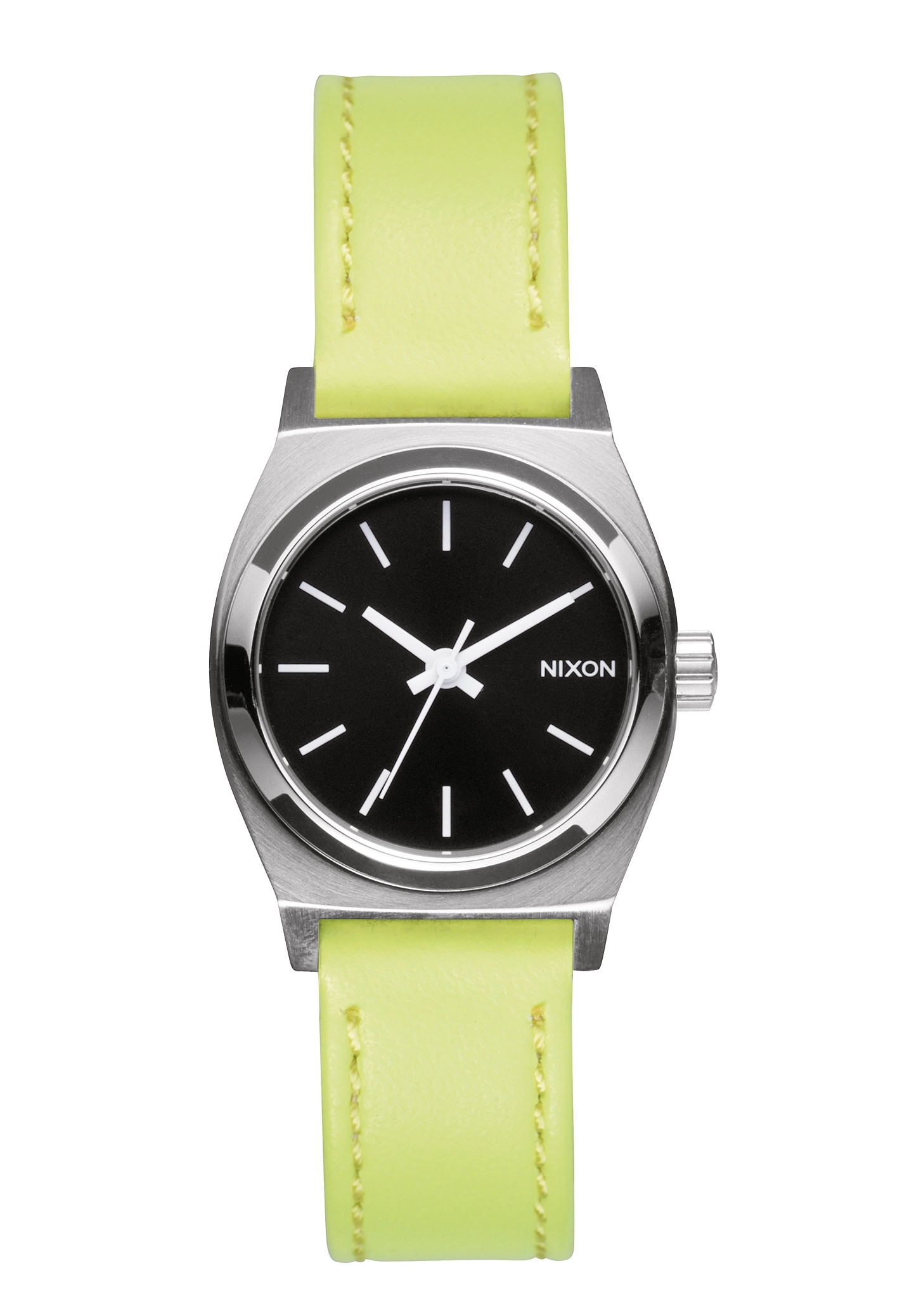 Nixon The Small Time Teller Leather Navy Neon A5092080
