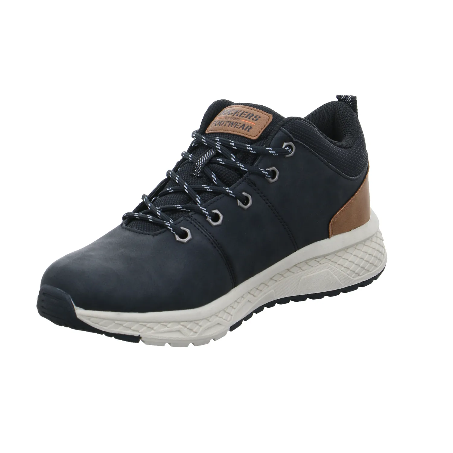 DOCKERS Boots Schwarz Lederimitat